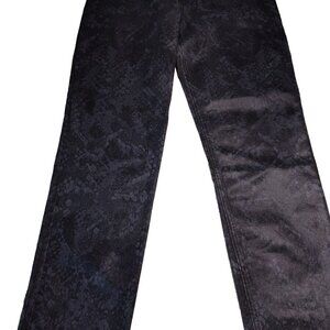 Rag & Bone Womens Snake Foil Nina SZ 27‎ High Rise Ankle Cigarette Jeans